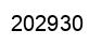 Number 202930 black image