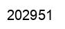 Number 202951 black image