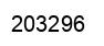 Number 203296 black image