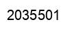 Number 2035501 black image