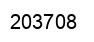 Número 203708 imagen negro