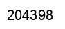 Número 204398 imagen negro