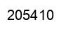 Number 205410 black image