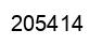 Number 205414 black image