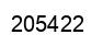 Number 205422 black image