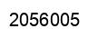 Number 2056005 black image
