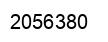 Number 2056380 black image