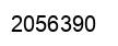 Number 2056390 black image