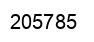 Número 205785 imagen negro
