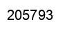 Número 205793 imagen negro