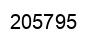 Número 205795 imagen negro