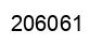 Number 206061 black image