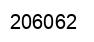 Number 206062 black image