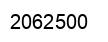 Number 2062500 black image