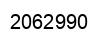 Number 2062990 black image