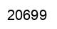 Number 20699 black image