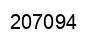 Number 207094 black image