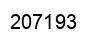 Number 207193 black image