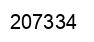 Number 207334 black image