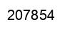 Number 207854 black image