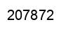 Number 207872 black image