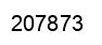 Number 207873 black image