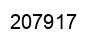 Number 207917 black image
