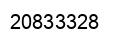 Number 20833328 black image