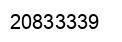 Number 20833339 black image
