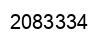 Number 2083334 black image