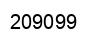 Number 209099 black image