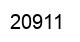 Number 20911 black image