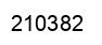 Number 210382 black image