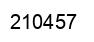 Number 210457 black image