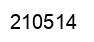 Number 210514 black image