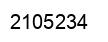 Número 2105234 imagen negro