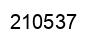 Number 210537 black image