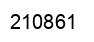 Number 210861 black image