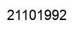 Number 21101992 black image