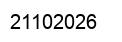 Number 21102026 black image