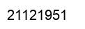Number 21121951 black image