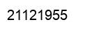 Number 21121955 black image