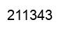 Number 211343 black image