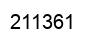 Number 211361 black image