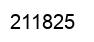 Number 211825 black image