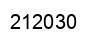 Number 212030 black image