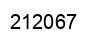 Number 212067 black image