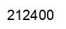 Number 212400 black image