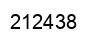 Number 212438 black image
