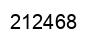 Number 212468 black image